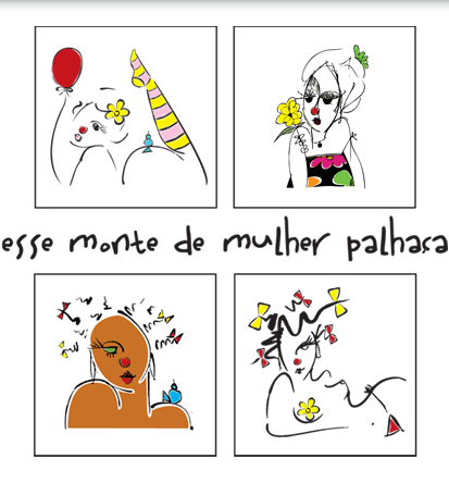 esse monte de mulher palhaca